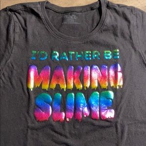 Girls slime tee